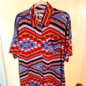 Double D Ranch Multicolor Patterned Dress